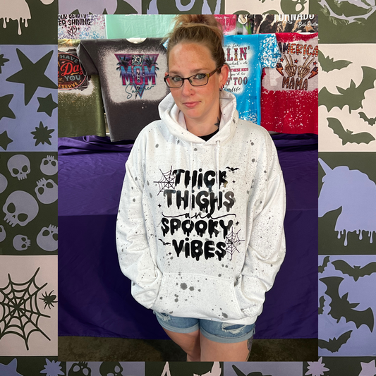 Thick Thighs & Spooky Vibes Hoodie