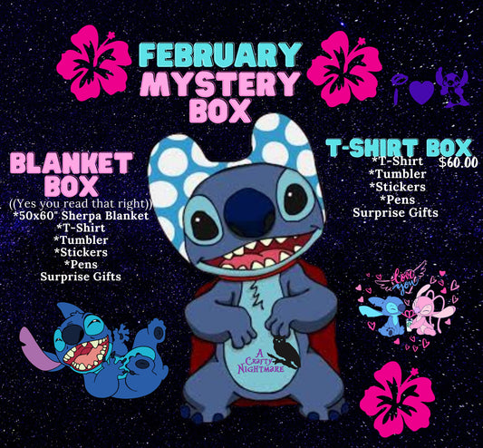 February Mystery Box | Love Box | Ohana | Gift for her | Gift for him | Mystery Tumbler | 50x60 Mystery Blanket | Quick Shipping | Valentine