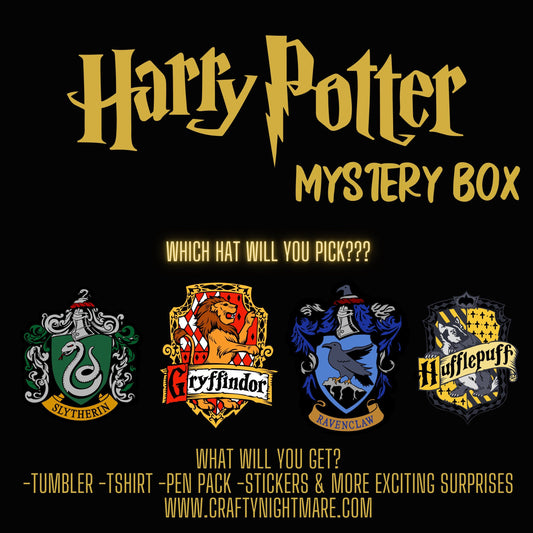 MYSTERY BOX | Wizards | Sublimation | Wizards School | Pick your HAT | Hogwarts | Train | Green | Yellow | Red | Blue | Gifts | Monthly